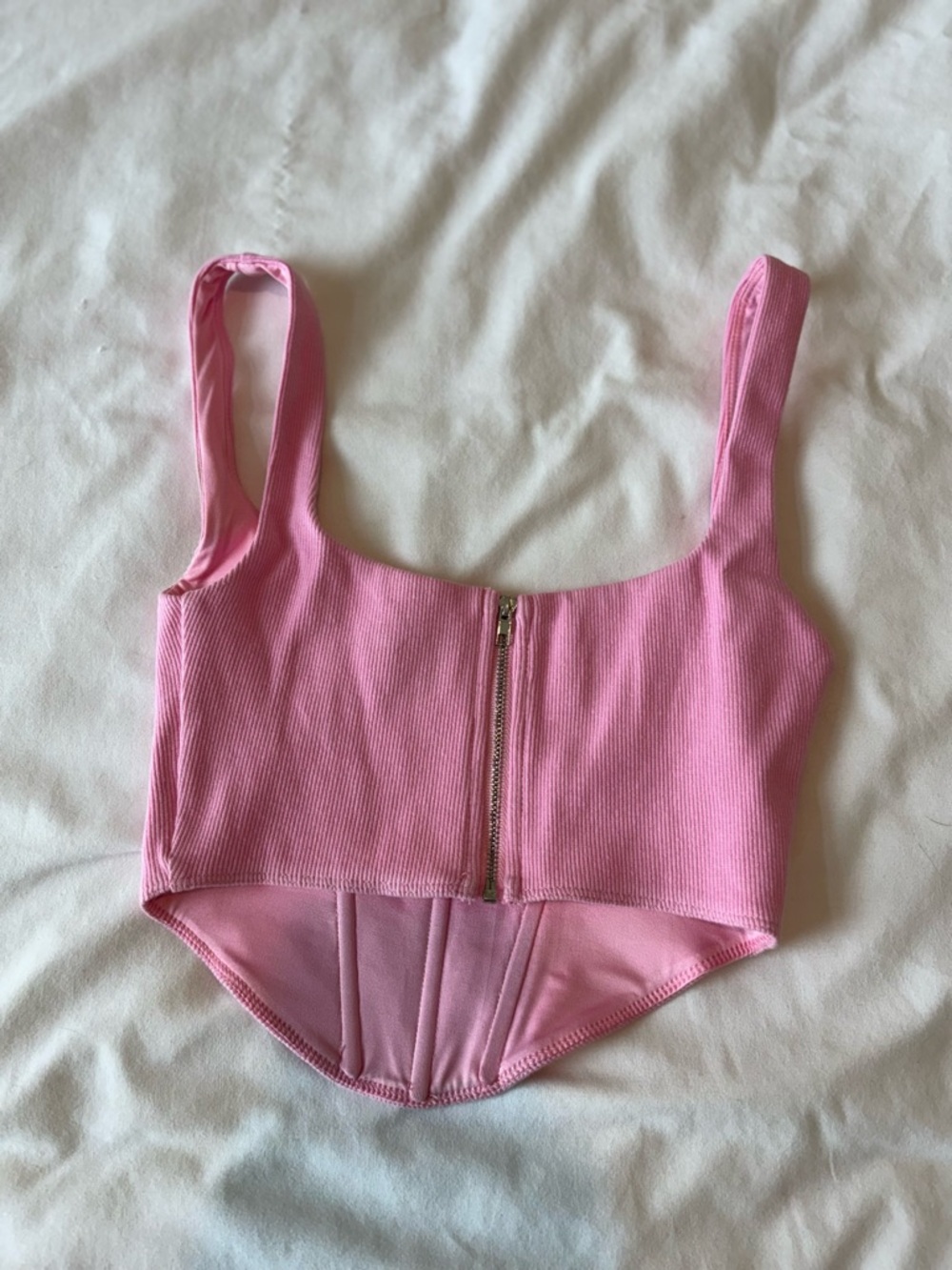 Princess Polly Pink Crop Top - Picture 2 of 4